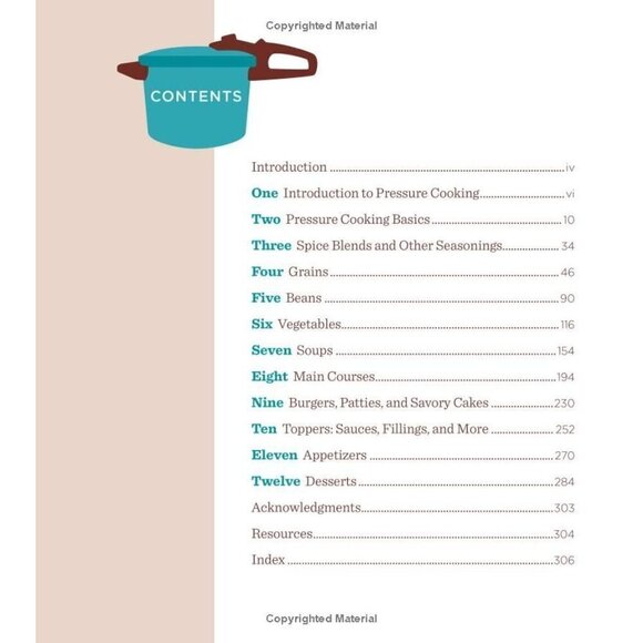 Vegan Under Pressure Jill Nussinow Vegan Meals Pressure Cooker Cookbook - Picture 4 of 6